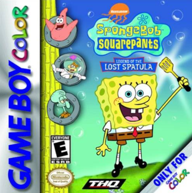 SpongeBob SquarePants Legend Of The Lost Spatula GameBoy Color