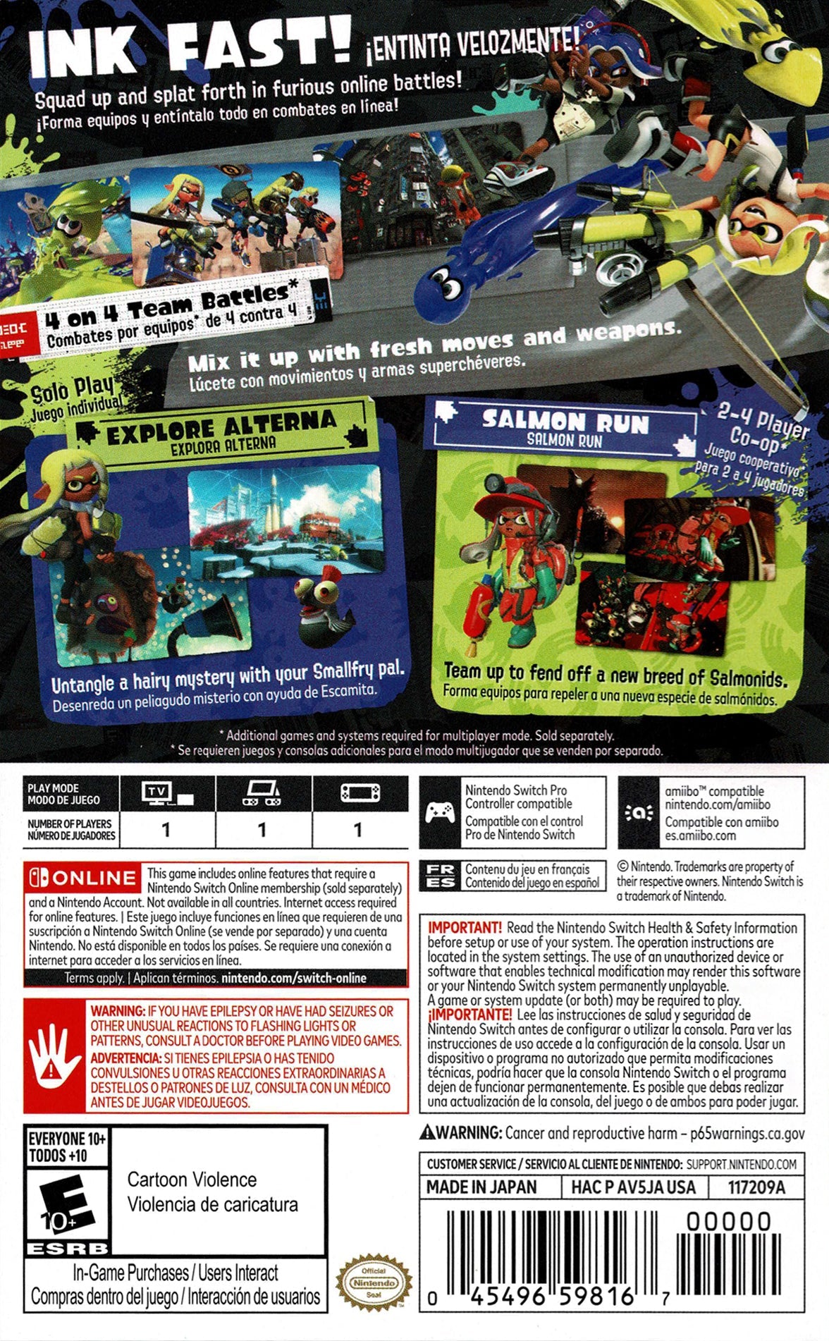 Splatoon 3 Nintendo Switch