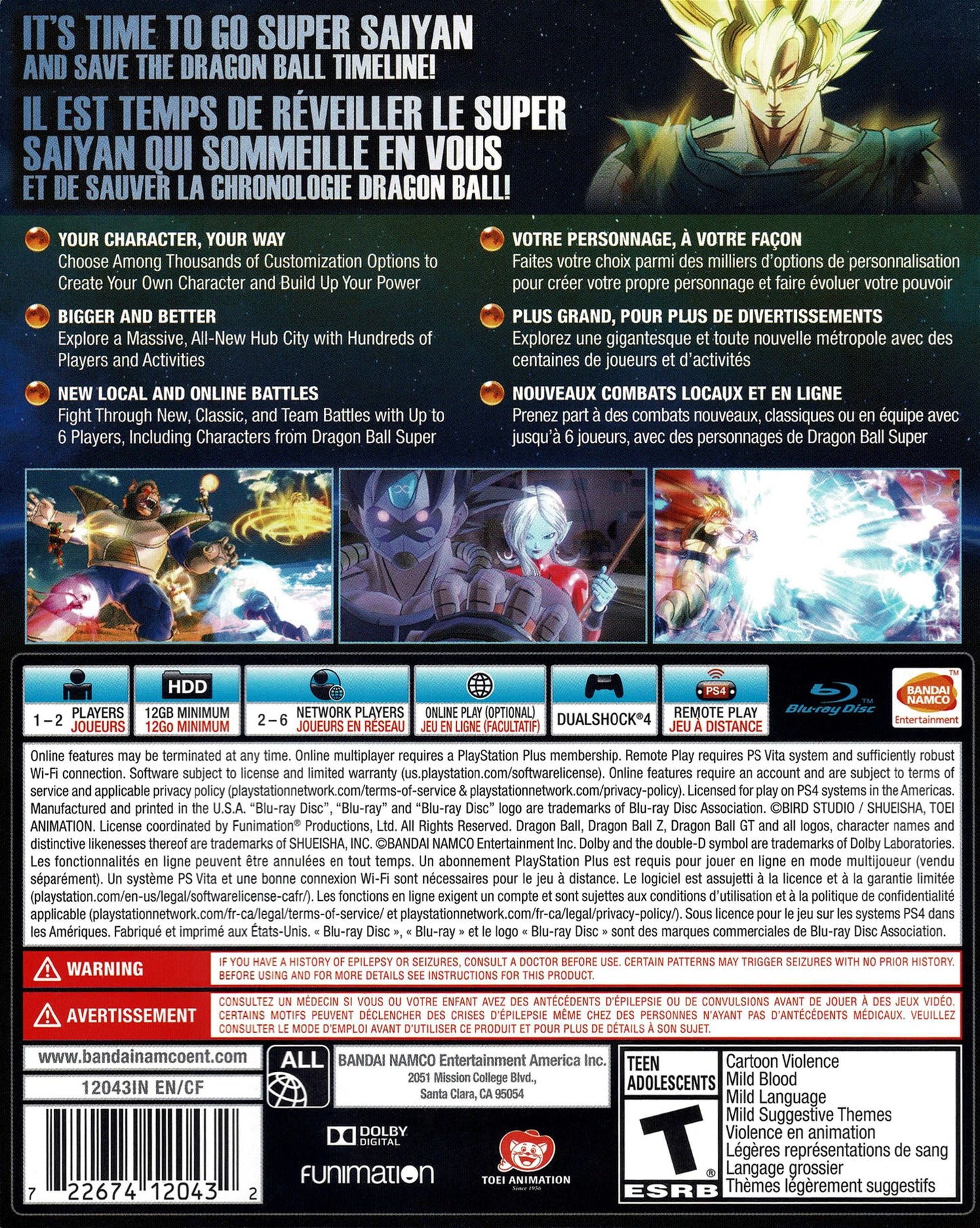 Dragon Ball Xenoverse 2 Playstation 4