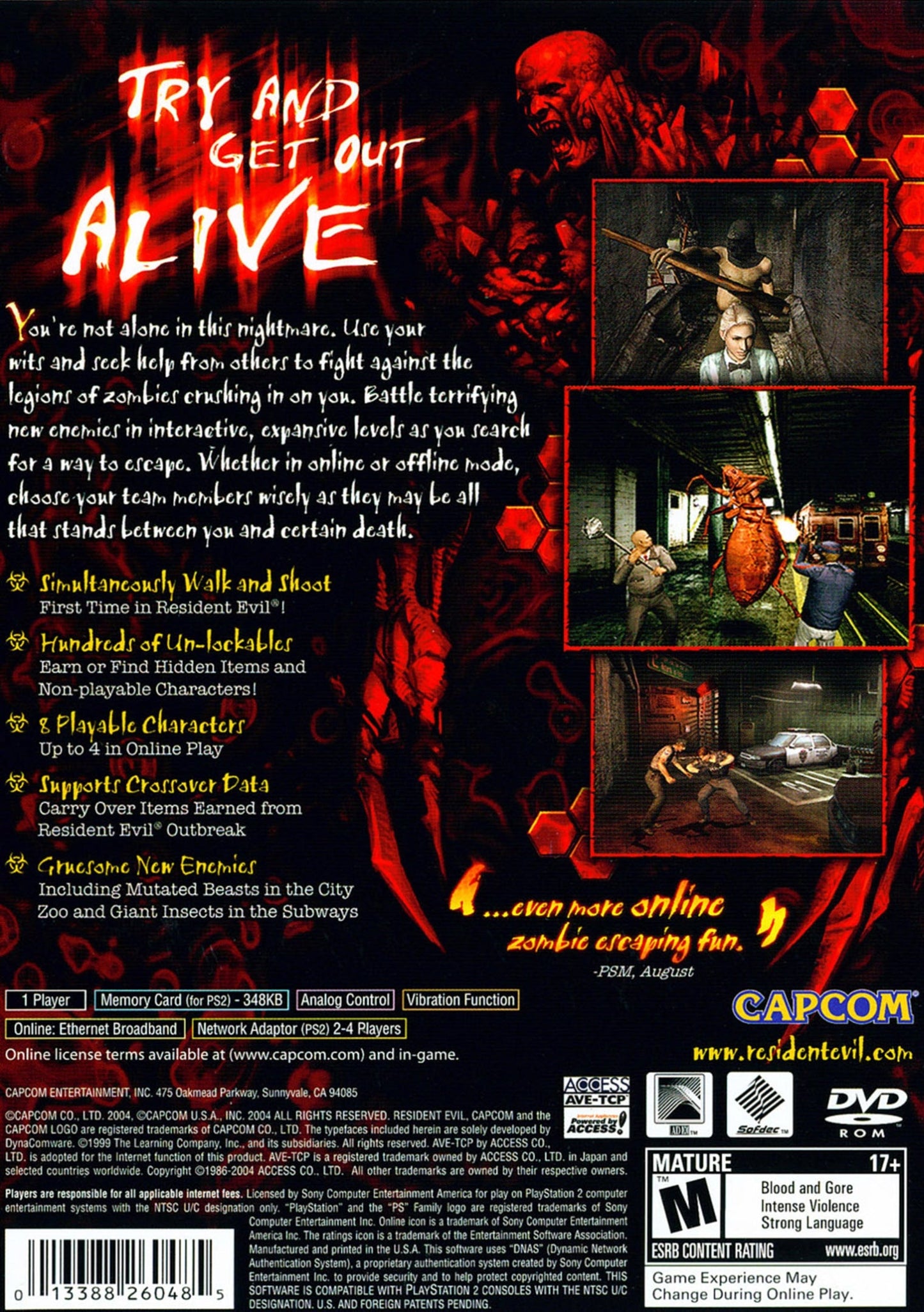 Resident Evil Outbreak File 2 Playstation 2