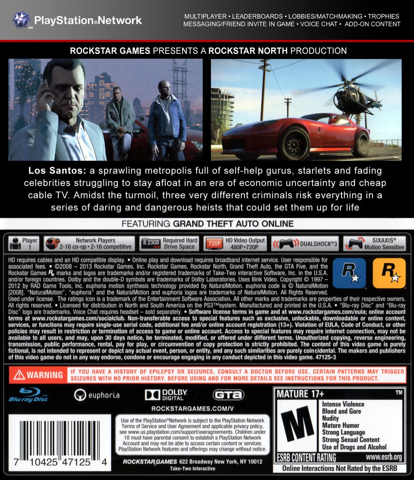 Grand Theft Auto V Playstation 3