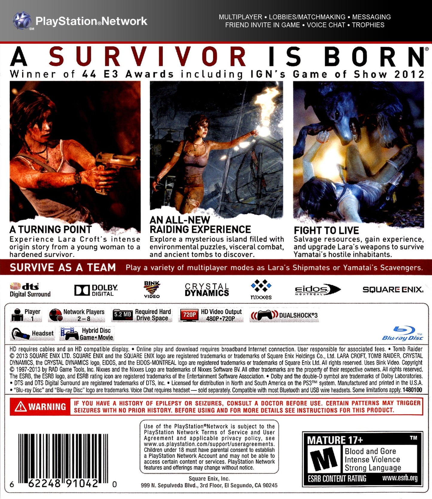 Tomb Raider Playstation 3