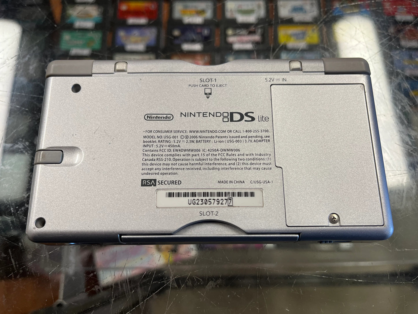 Silver Nintendo DS Lite Nintendo DS