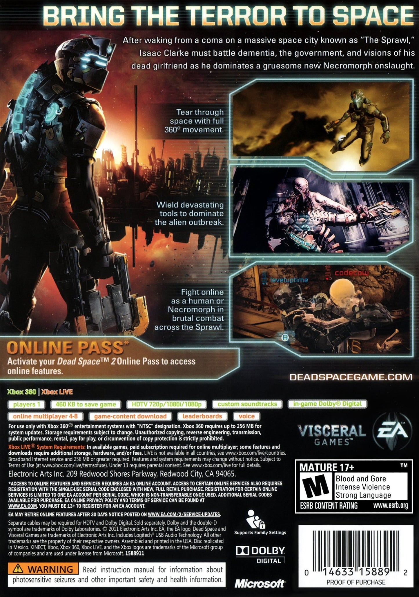 Dead Space 2 Xbox 360