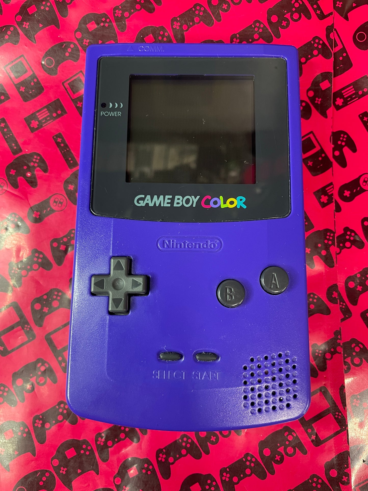 Grape/ Purple Nintendo Gameboy Color System CGB-001 GameBoy Color