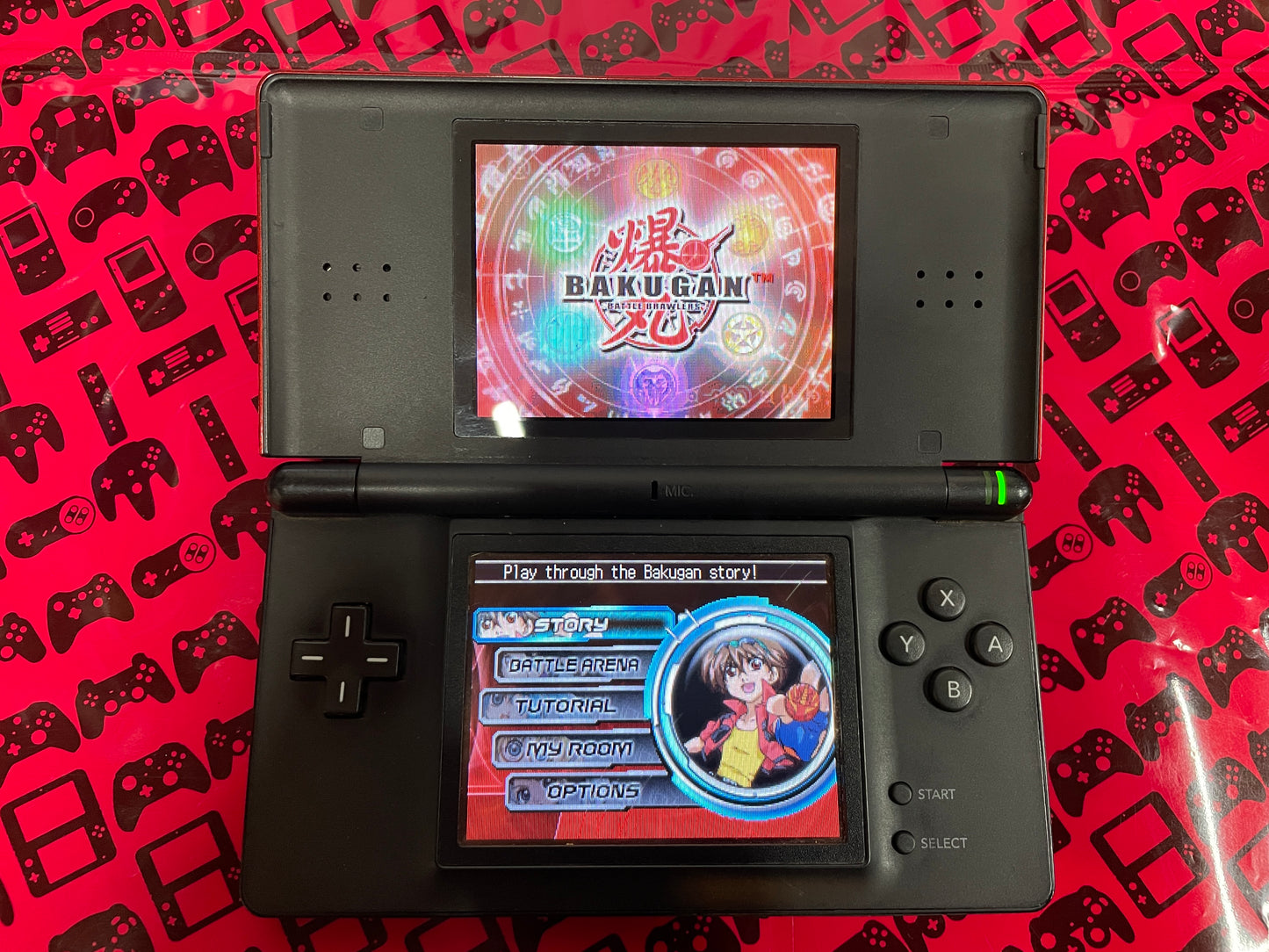 Red Crimson & Black DS Lite Nintendo DS