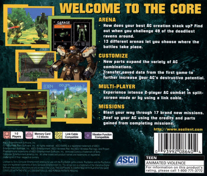 Armored Core Project Phantasma Playstation