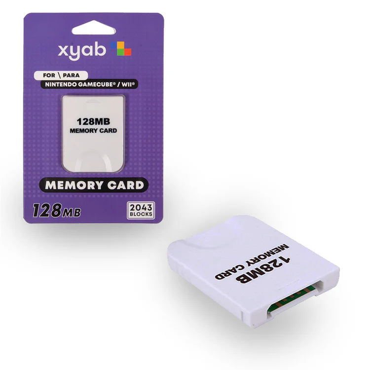 128MB 2043 Blocks Memory Card For GameCube / Wii  Gamecube