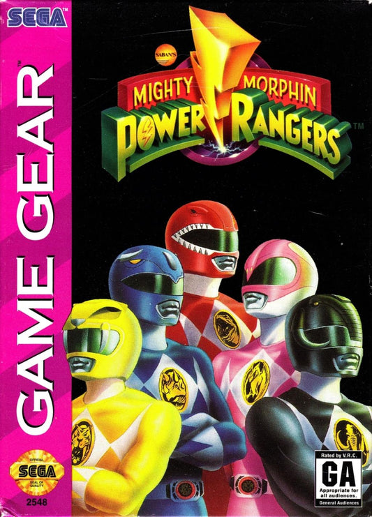 Mighty Morphin Power Rangers Sega Game Gear