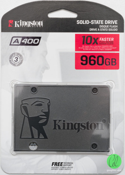 Kingston 960GB A400 SATA 3 2.5" Internal SSD HDD Replacement
