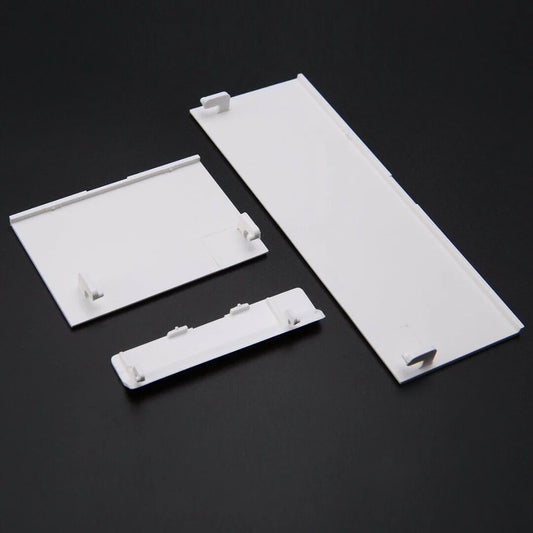 White Plastic 3 piece door replacement for Nintendo Wii