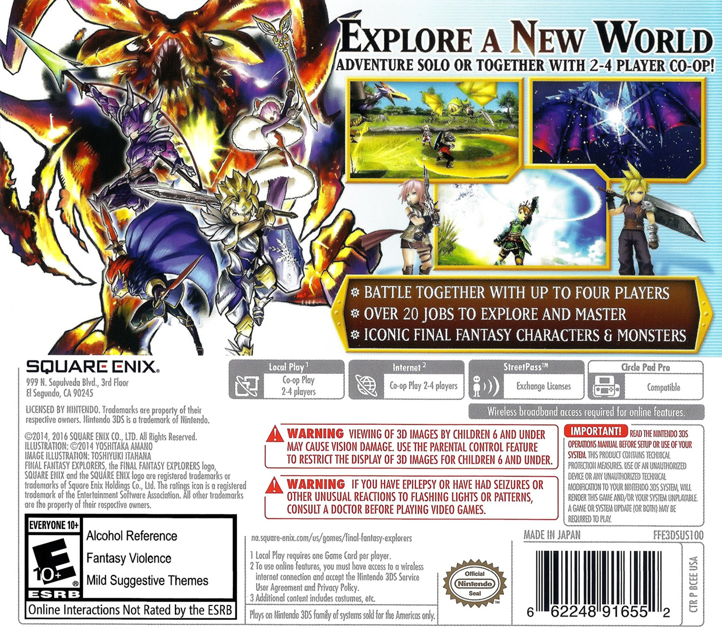 Final Fantasy Explorers Nintendo 3DS