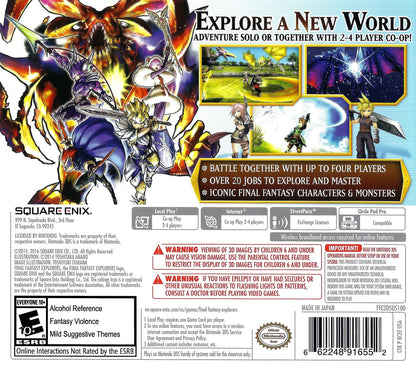 Final Fantasy Explorers Nintendo 3DS