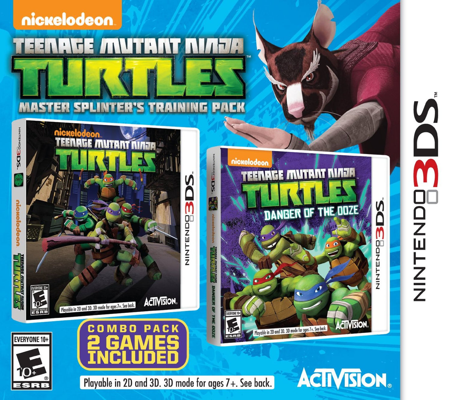 Teenage Mutant Ninja Turtles Master Splinter's Training Pack Nintendo 3DS