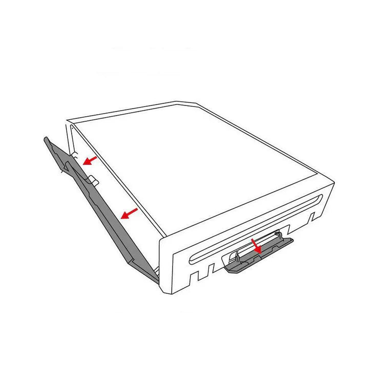 White Wii 3 Piece Port Dust Covers Wii