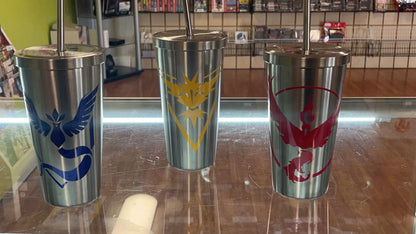 Pokemon Stainless Steel Tumbler with Straw