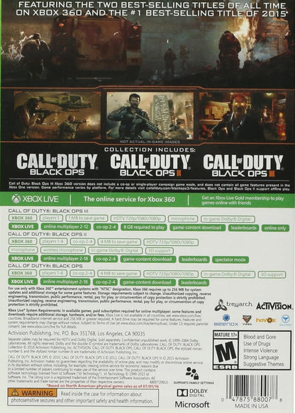 Call of Duty Black Ops Collection Xbox 360