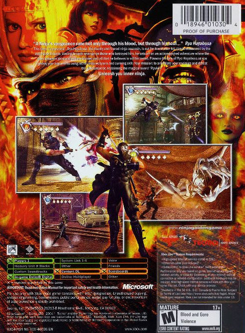 Ninja Gaiden Xbox
