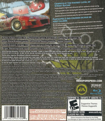 Need for Speed Prostreet Playstation 3