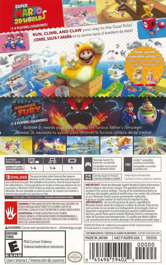 Super Mario 3D World + Bowsers Fury Nintendo Switch