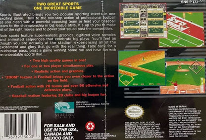 Sports Illustrated Championship Football & Baseball Super Nintendo