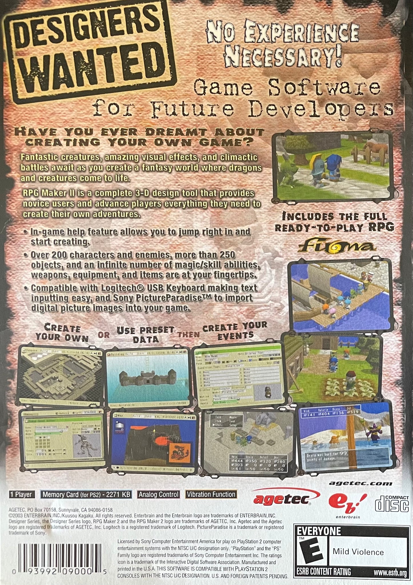 RPG Maker 2 Playstation 2