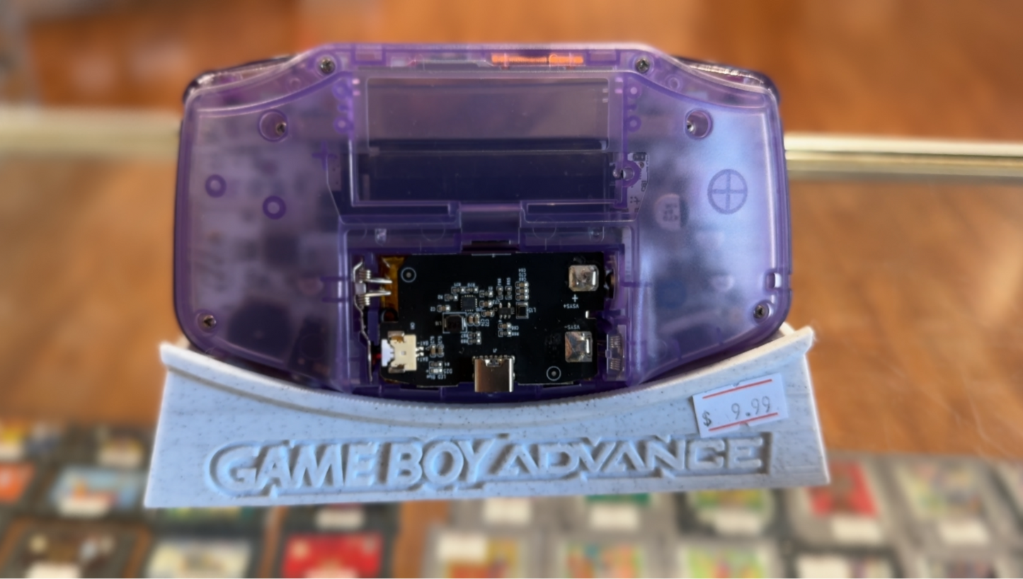 Haunter Reshell IPS Modded GBA System [AGB-001] Gameboy Advance