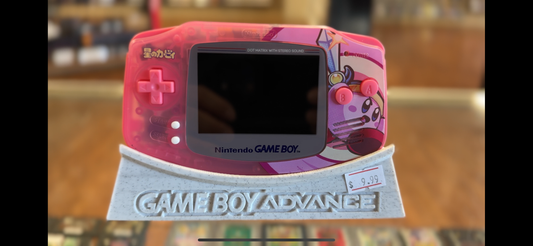 Kirby Reshell IPS Modded GBA System [AGB-001] Gameboy Advance