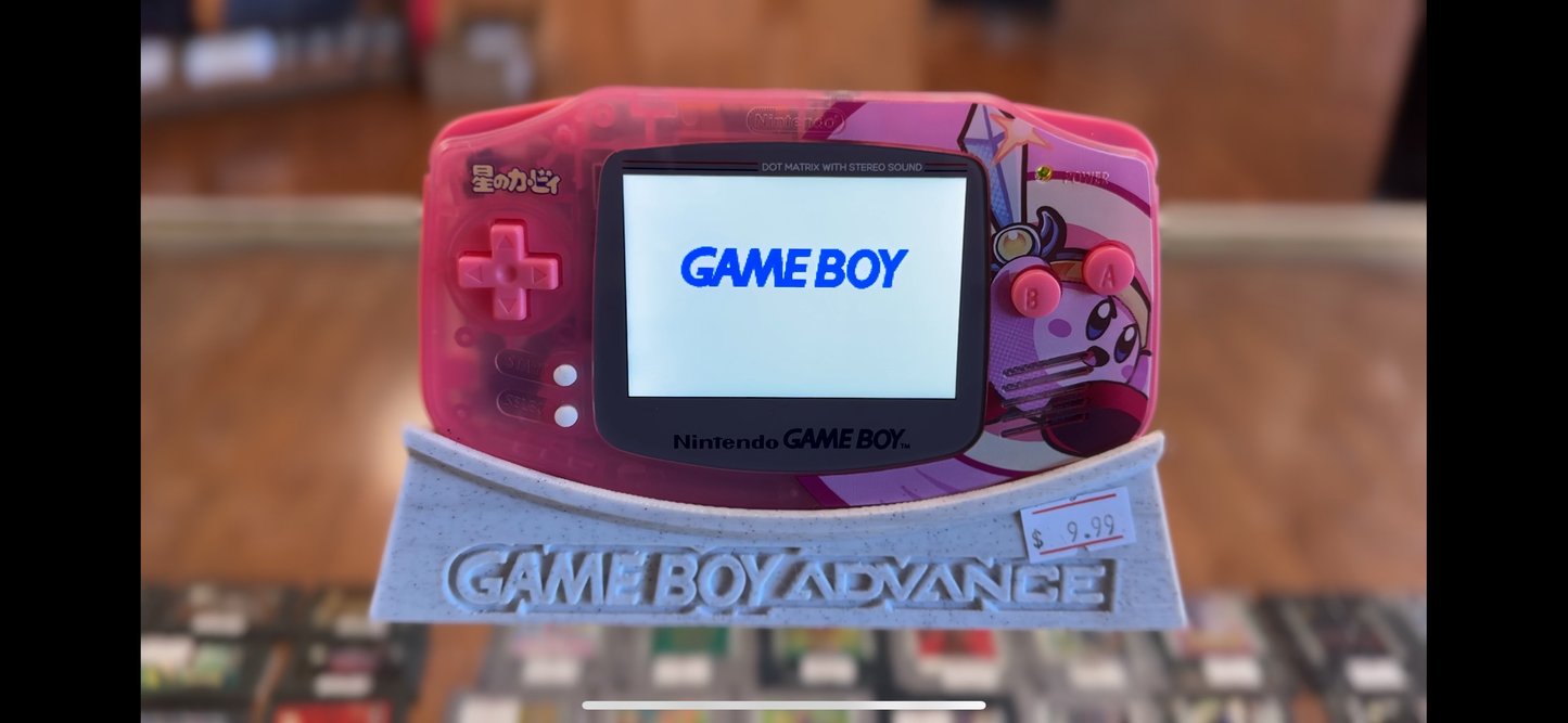 Kirby Reshell IPS Modded GBA System [AGB-001] Gameboy Advance