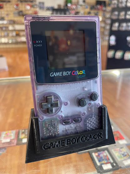 Atomic Purple Shell-Replaced Modded IPS Gameboy Color System Gameboy Color