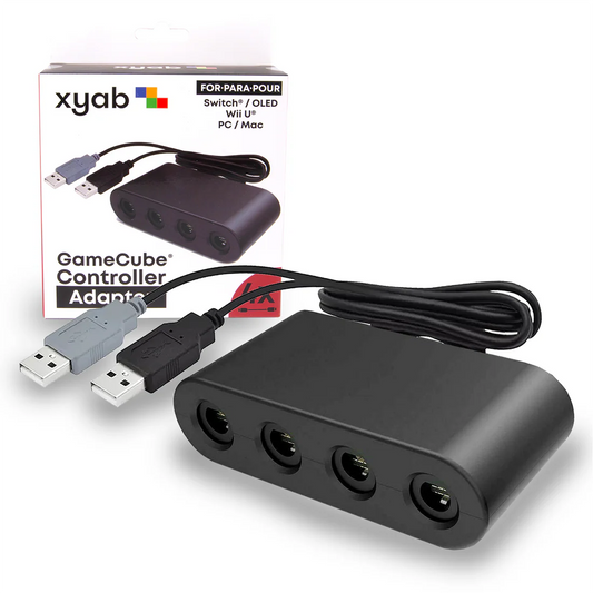 XYAB  GameCube® Controller Adapter For Switch/ Wii U/ PC