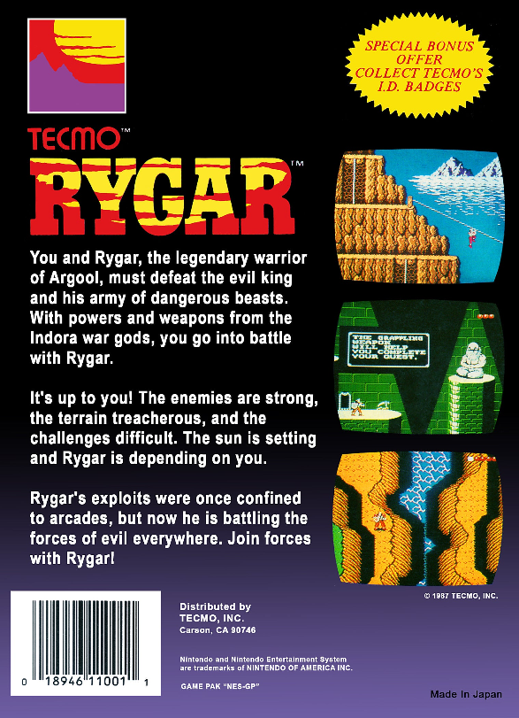 Rygar NES
