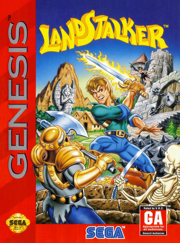 Landstalker Treasures Of King Nole Sega Genesis