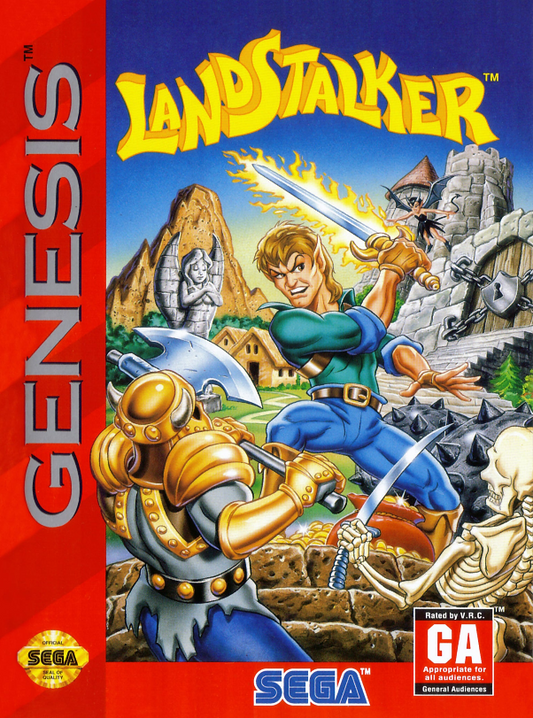 Landstalker Treasures Of King Nole Sega Genesis