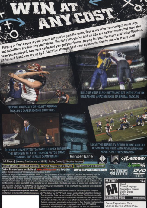 Blitz The League Playstation 2