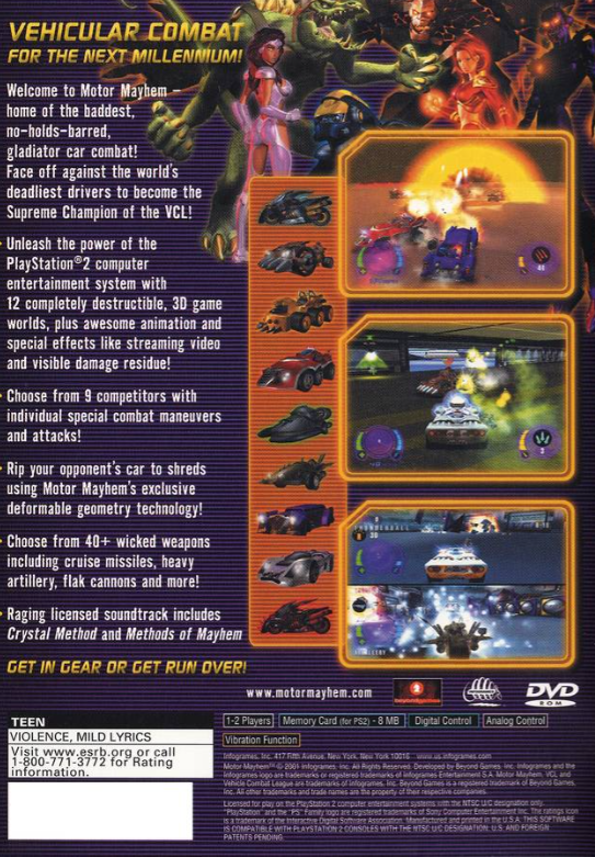 Motor Mayhem Playstation 2