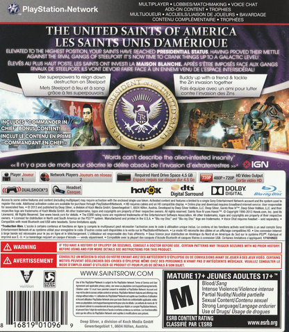 Saints Row IV Playstation 3