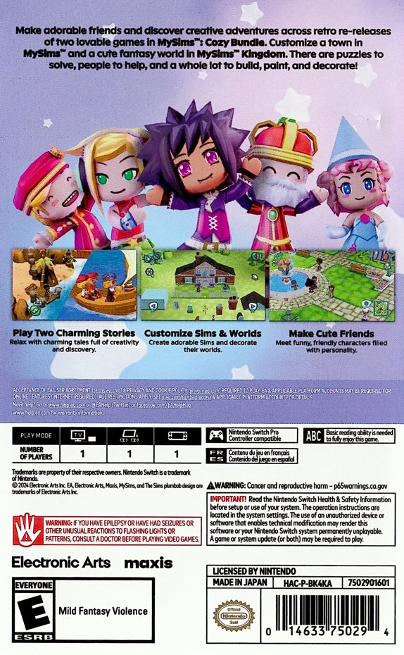My Sims Cozy Bundle Nintendo Switch