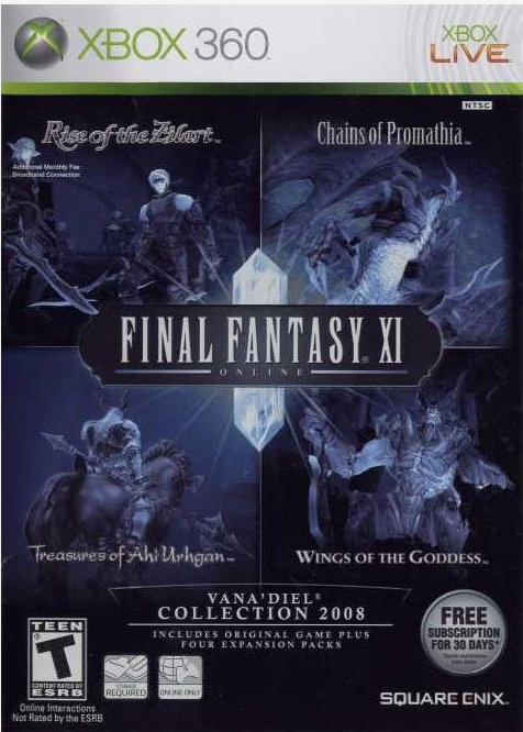 Final Fantasy XI Vana'diel Collection 2008 Xbox 360