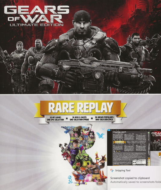 Gears of War Ultimate Edition and Rare Replay Xbox One