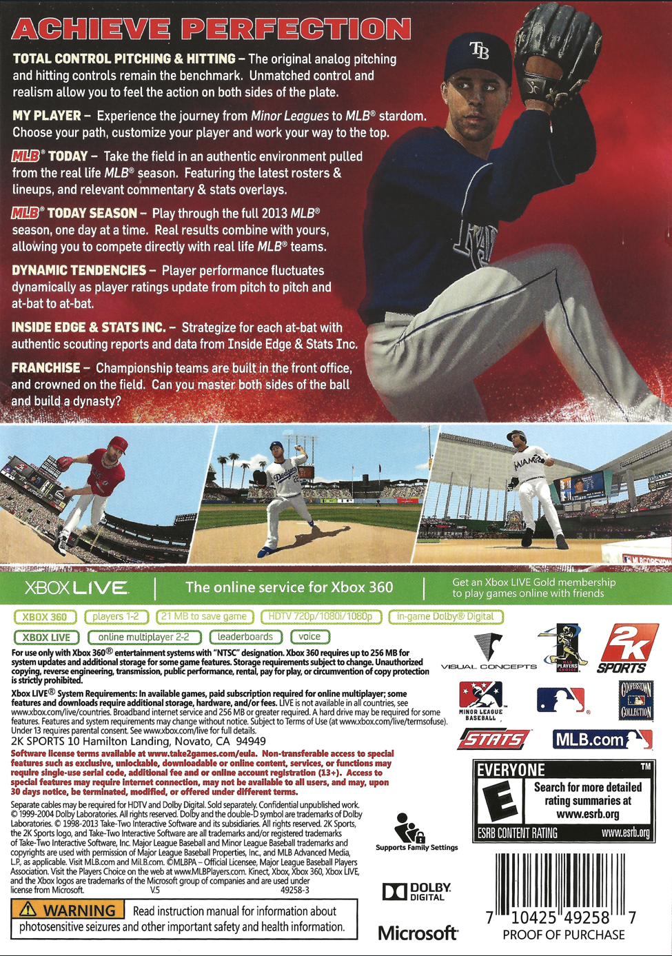 MLB 2K13 Xbox 360