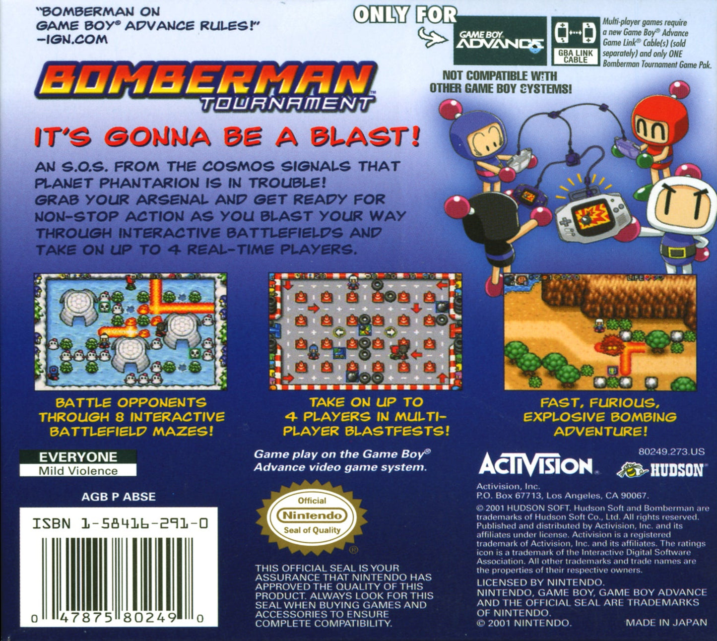 Bomberman Tournament GameBoy Advance