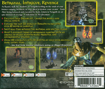 Legacy Of Kain Soul Reaver Sega Dreamcast