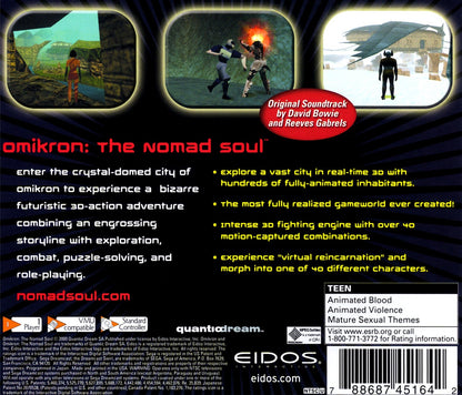 Omikron The Nomad Soul Sega Dreamcast