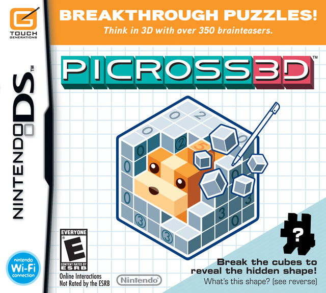 Picross 3D Nintendo DS