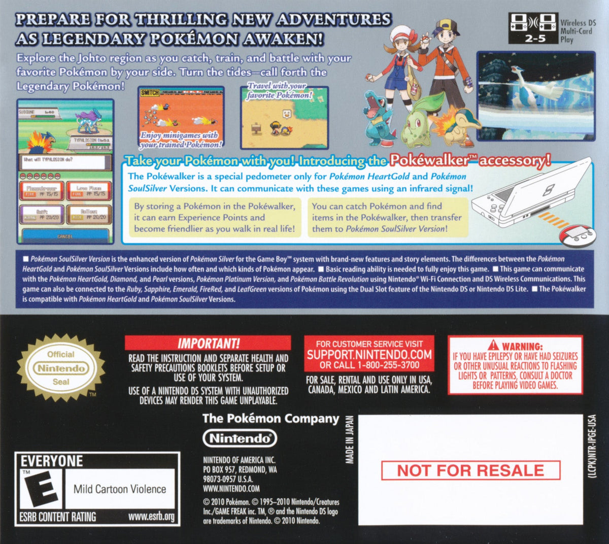 Pokemon SoulSilver Version Nintendo DS
