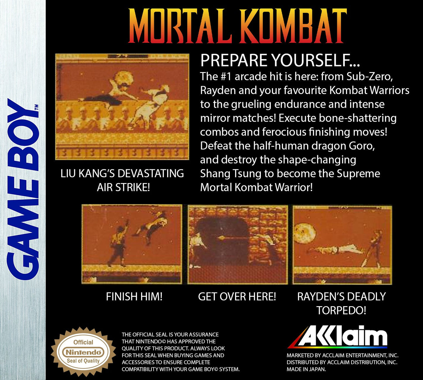 Mortal Kombat II GameBoy