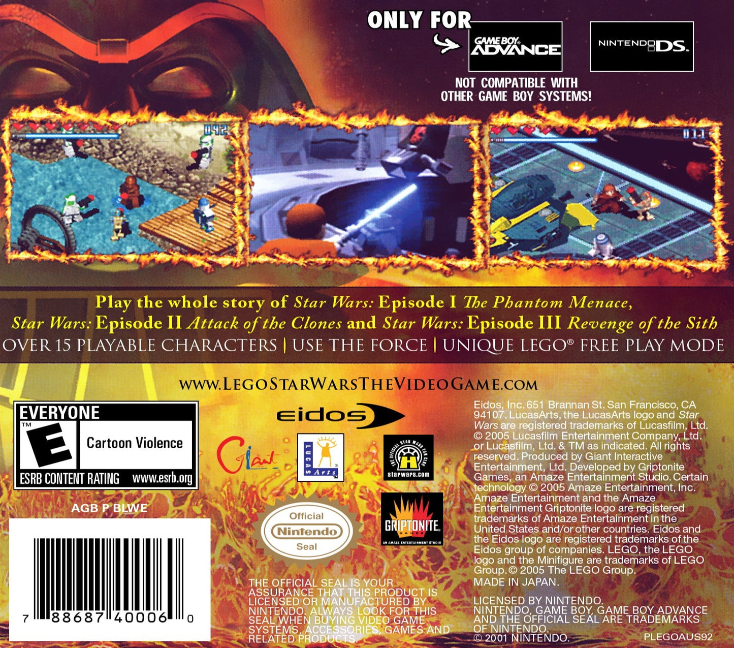 LEGO Star Wars GameBoy Advance