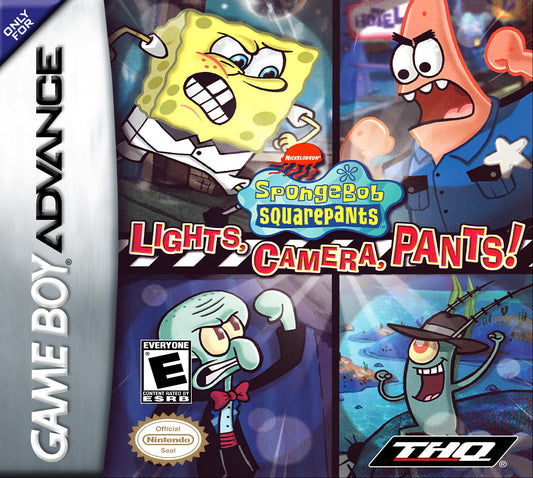 SpongeBob SquarePants Lights Camera Pants GameBoy Advance