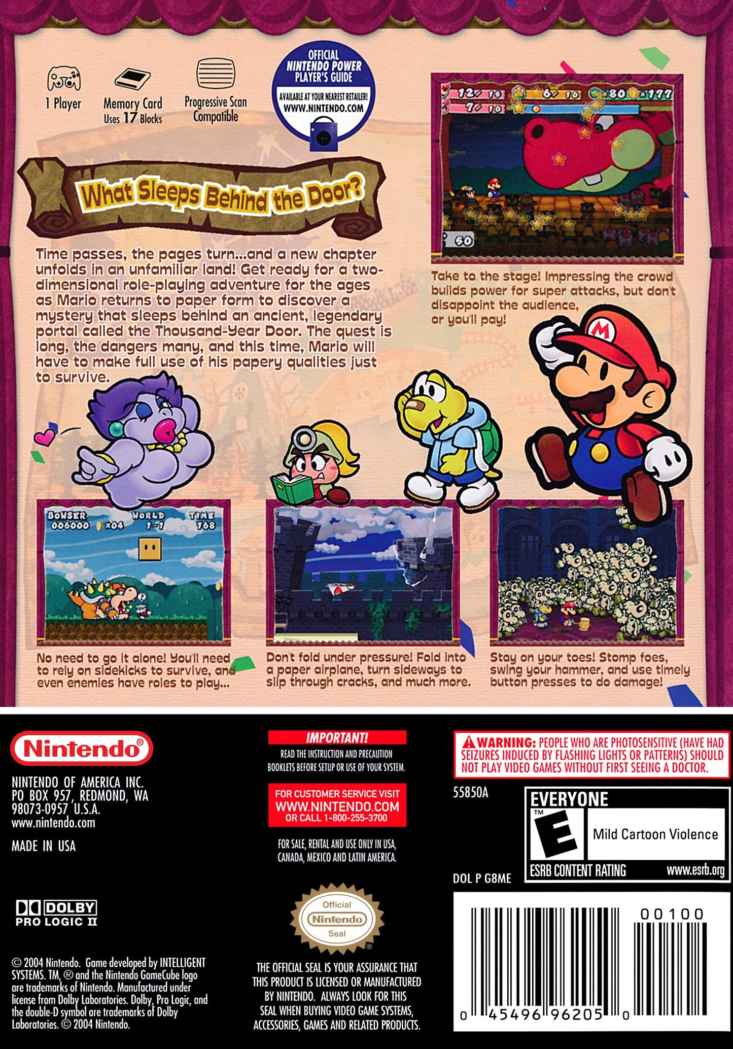 Paper Mario Thousand Year Door Gamecube